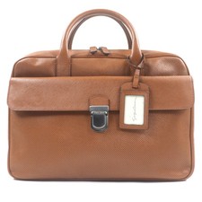 GIORGIO ARMANI Briefcase Brown Cowhide mens Y2P105