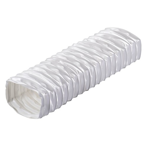 Rectangular flat white pvc - flat,