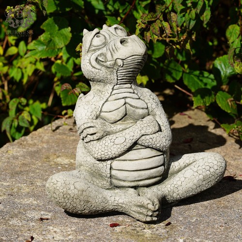 Cheeky dragon stone statue - dragon,