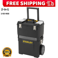 Extra large Tool Box On Wheels Rolling Heavy Duty Mobile Work Centre Storage Box