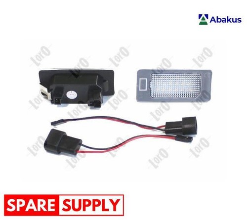 Licence plate light for - plate,