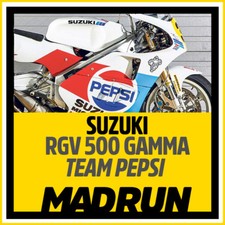 Kit Adesivi Suzuki Pepsi RGV 500 1989 - Kevin Schwantz - High Quality Decals