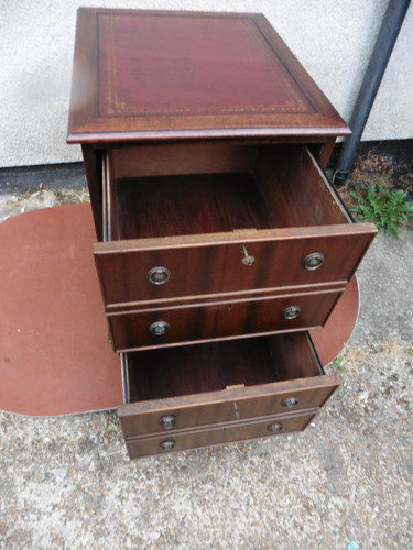 Antique style red leather - antique,