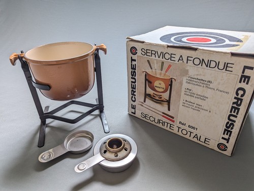 Vintage creuset fondue set - le,