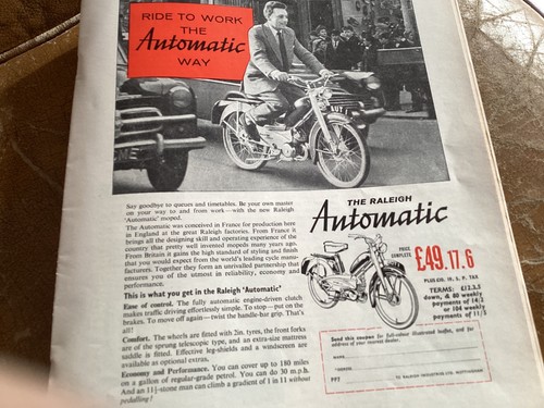 Raleigh automatic moped - raleigh,