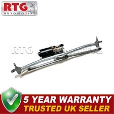 RTG Front Left Right Front Windscreen Wiper Motor + Linkage Fits Fiat Doblo