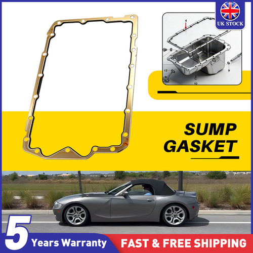 Oil pan sump gasket - oil, for