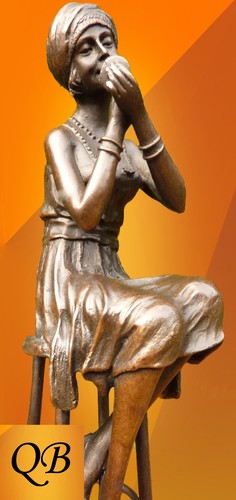 Art deco bronze chiparus - deco,