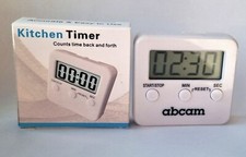 Digital Kitchen Timer Fridge Magnet Cooking Alarm White  - Brand New Boxed