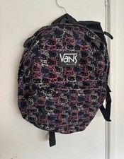 Vans X Hello Kitty Black Pink Backpack Dead stock Rare Emo Alternative Skate