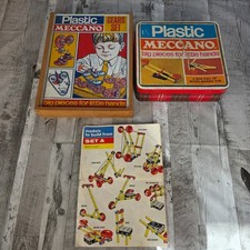 Plastic MECCANO - Gears Set and Extras - 'Big Pieces for Little Hands' - 1970s