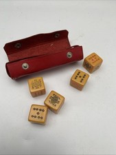 Vintage Bakelite Poker Dice