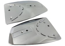 Pair of chrome trims for MZ TS250 TS250/1 tank chrome-plated, trim plates, trim