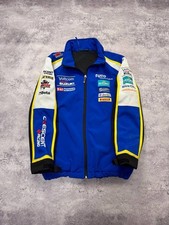 Authentic Suzuki Racing Jacket Blue Tyco Yoshimura Embroidered