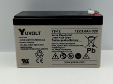 Yuasa Yucel Y9-12 12V 9Ah AGM
