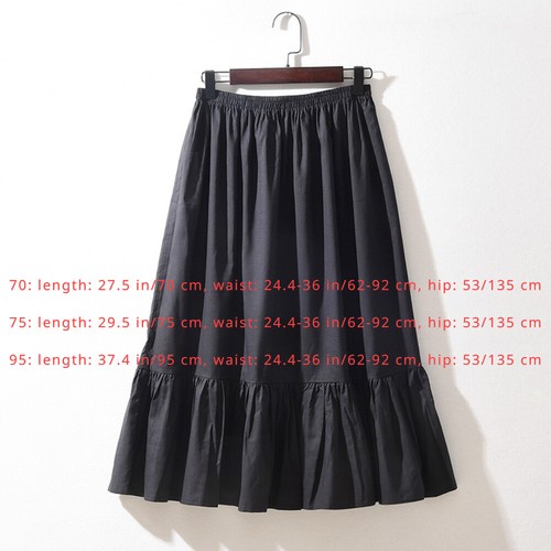 Lady cotton ruffles - cotton, petticoat