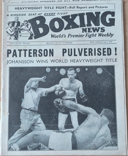 Boxing news magazine volume - boxing,