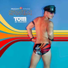 TOM OF FINLAND RETRO SWIMWEAR MANS SWIM BRIEFS SWIMMING TRUNKS GAY CULTURE LGBT