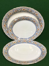 Grindley China Cream Petal “ Mildred “ 3 x Graduated Meat Dishes
