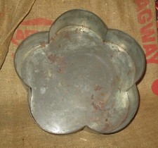 RARE!  Antique TIN PETAL