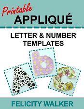Printable Applique Letter &
