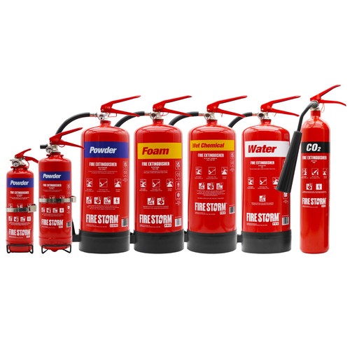 Fire extinguisher powder - fire, co2