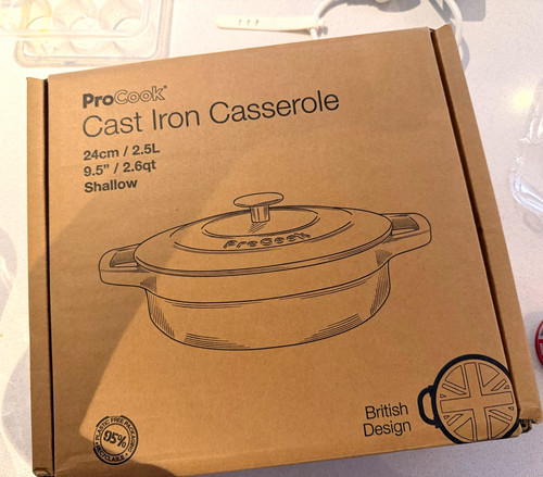 Procook cast iron shallow - cast,
