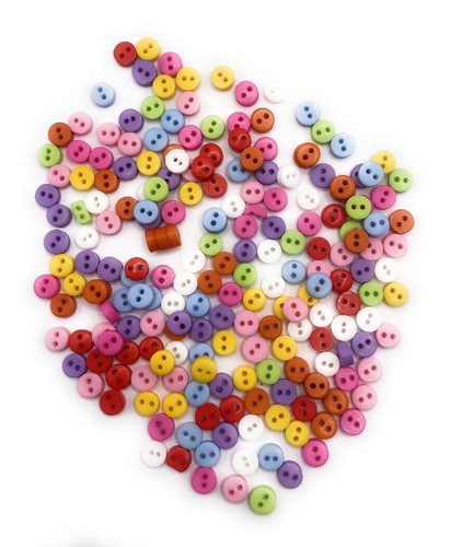 100pcs 6mm tiny coloured - tiny,