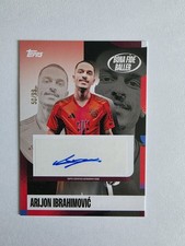 2024-25 Topps ARIJON IBRAHIMOVIC Bona Fide Baller Orange Autograph /99 Auto SP