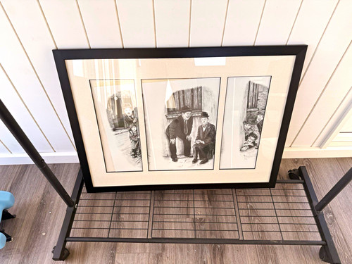 Laurel hardy black white - laurel,