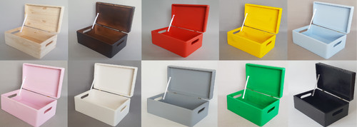 Wooden box storage chest tools - wooden,