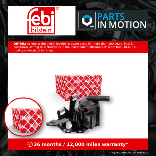 Water pump for parking heater - for,