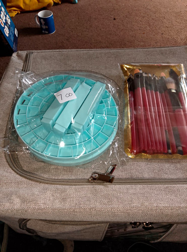 Makeup brush stand - makeup,