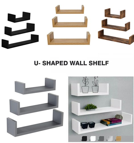 Shaped floating shelve set - shaped,