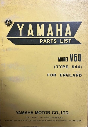 Yamaha v50 1974 model - yamaha,