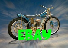 Speedway JAWA Motorcycle Card