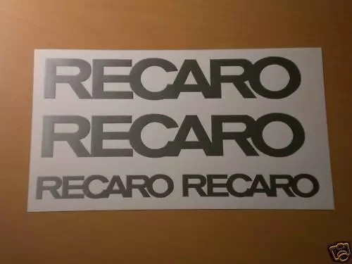 Recaro sticker set sticker