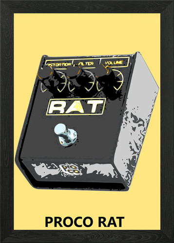 Proco rat distortion framed - distortion,