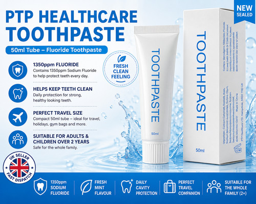 Ptp healthcare toothpaste 50ml - ptp,