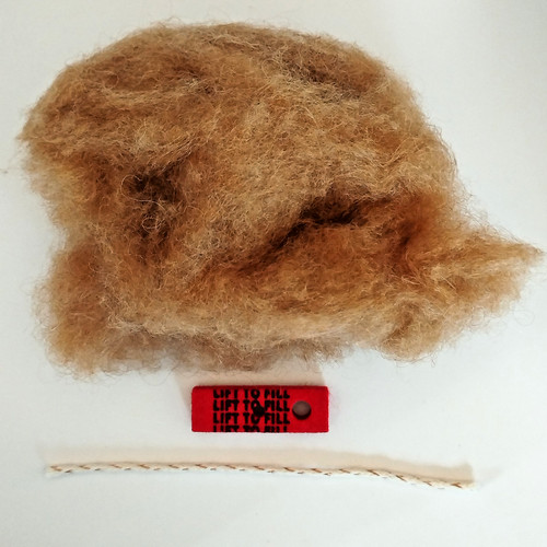 Camel hair wadding red - camel,