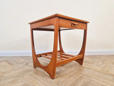 V. Wilkins For G Plan Brasillia Vintage Mid Century Solid Teak Side Coffee Table