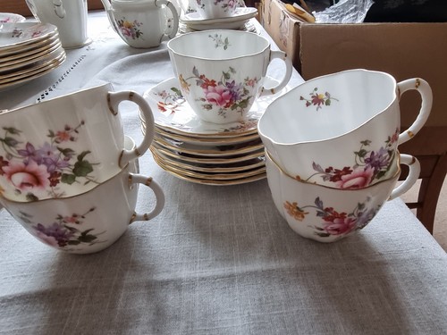 Set cups 6 saucers - set,