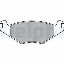 LP505 DELPHI BRAKE PAD SET