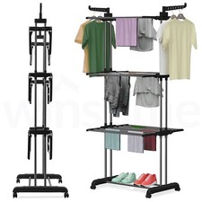 4 Tier Foldable Clothes Airer