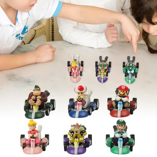 6pcs super mario kart - 6pcs, pull