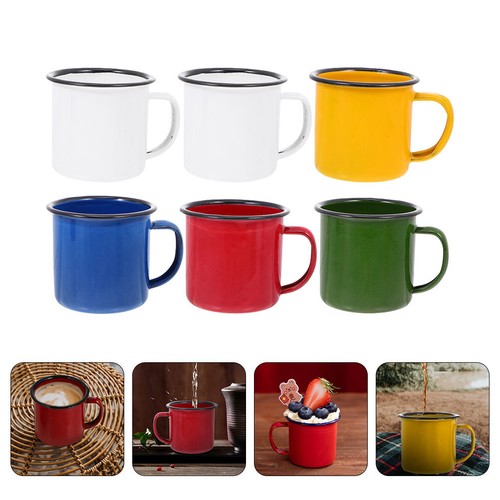 Reusable enamel coffee - coffee, mugs