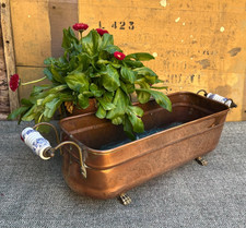 Vintage Large Copper Plant