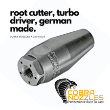 Root Cutter - Turbo Driver German Made-21Lpm-32Lpm-Stainless 1/4 BspF Thread