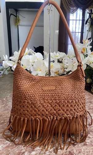 Marta ponti cognac woven - cognac,