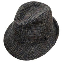 Harris Tweed Christys Wool Folded Hat Limited Edition Heritage Wool Icon with Ti
